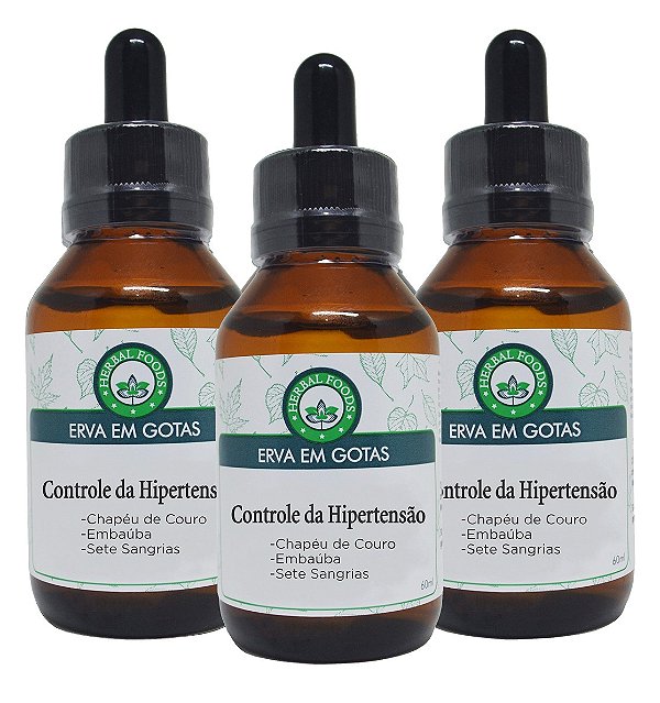 3 Extratos Compostos Controle da Hipertensão - 60ml