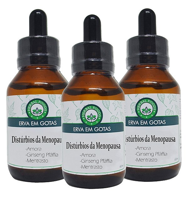 3 Extratos Compostos Distúrbios da Menopausa - 60ml