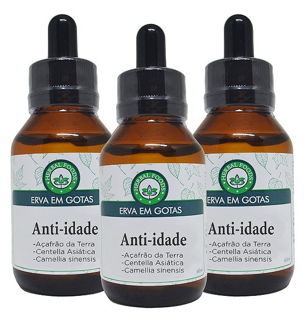 3 Extratos Compostos Anti-idade - 60ml