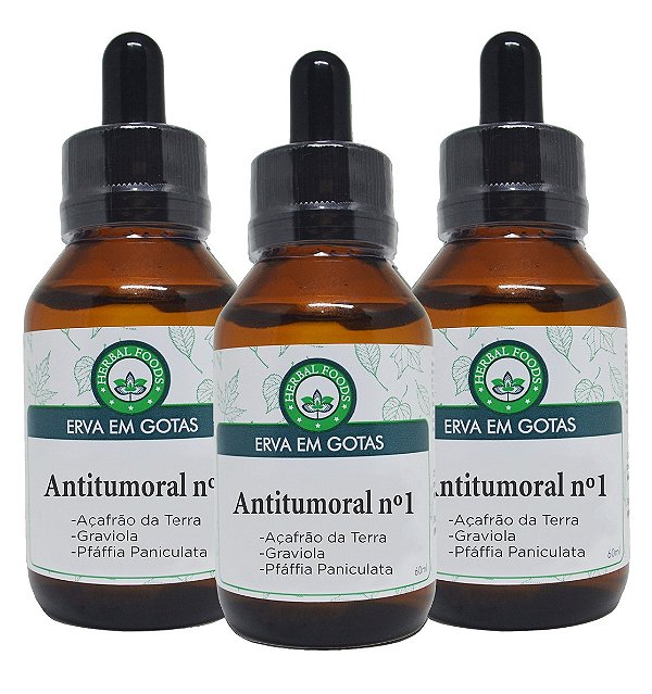 3 Extratos Compostos Antitumoral N°1 - 60ml