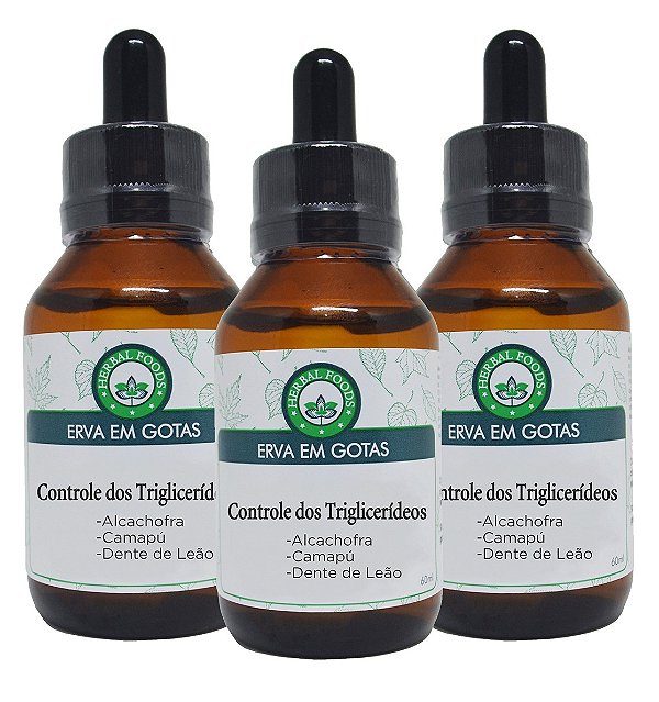 3 Extratos Compostos Controle dos Triglicerídeos - 60ml
