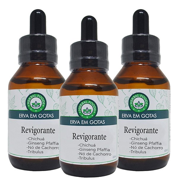 3 Extratos Compostos Revigorante - 60ml