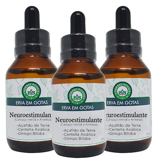 3 Extratos Compostos Neuroestimulante N°1 - 60ml