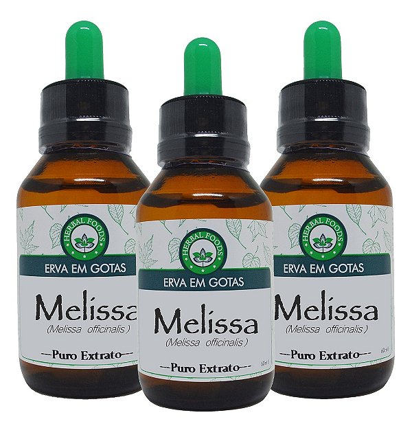 3 Extratos de Melissa - 60ml