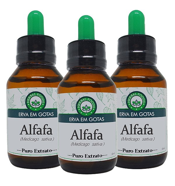 3 Extratos de Alfafa - 60ml