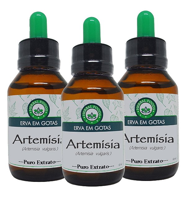 3 Extratos de Artemísia - 60ml
