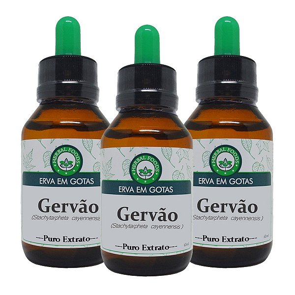 3 Extratos de Gervão Roxo - 60ml