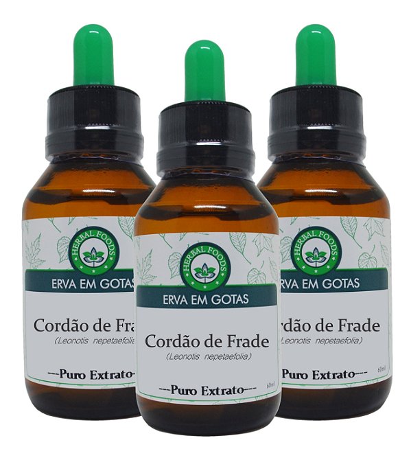 3 Extratos de Cordão de Frade - 60ml