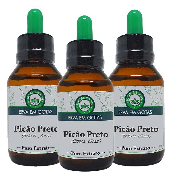 3 Extratos de Picão Preto - 60ml