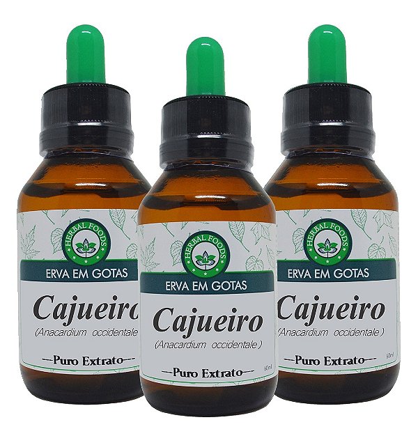 3 Extratos de Cajueiro - 60ml