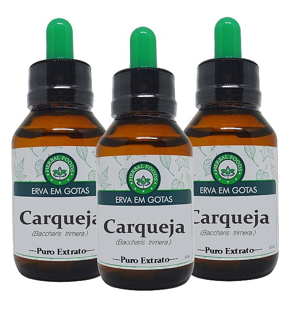 3 Extratos de Carqueja - 60ml