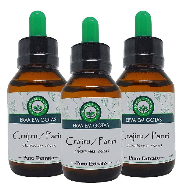 3 Extratos de Crajiru - 60ml