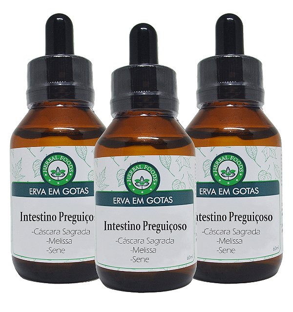 3 Extratos Compostos Intestino Preguiçoso - 60ml