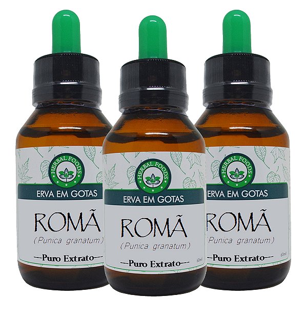 3 Extratos de Romã - 60ml