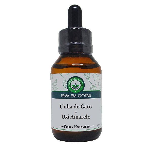 Unha de Gato + Uxi Amarelo - Extrato 60ml