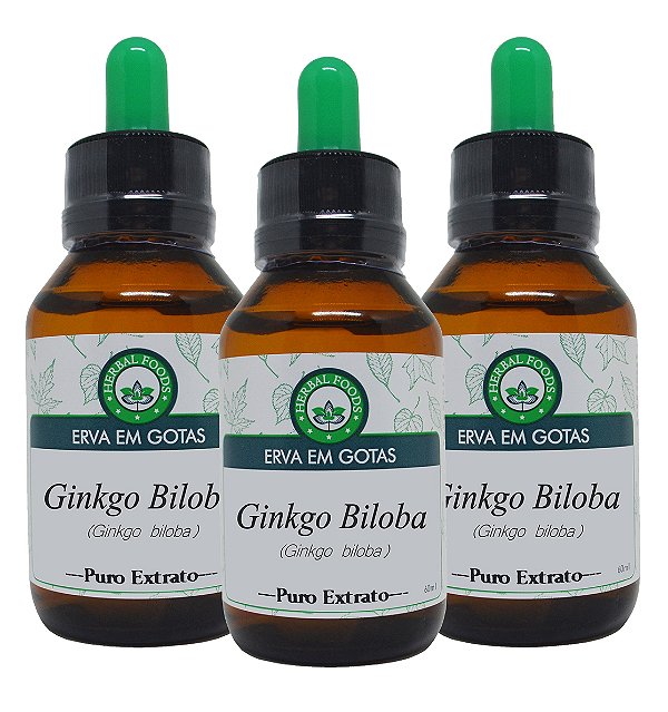 3 Extratos de Ginkgo Biloba - 60ml