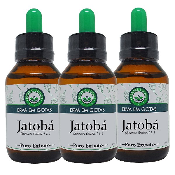 3 Extratos de Jatobá – 60ml (Tintura Mãe)