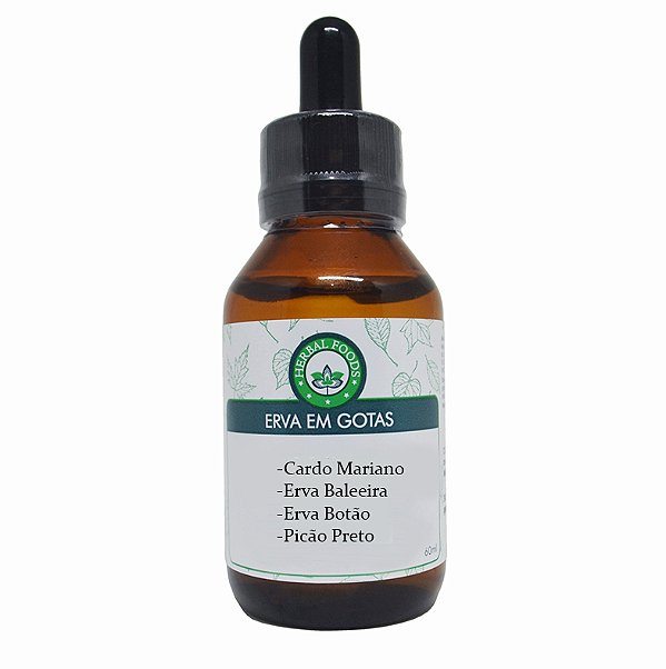 Extrato Composto Cardo Mariano / Erva Baleeira / Erva Botão / Picão Preto - Extrato 60ml