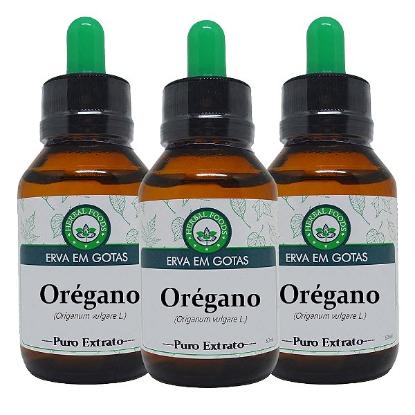 3 Extratos de Orégano - 60ml
