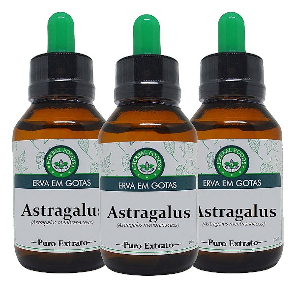 3 Extratos de Astragalus - 60ml