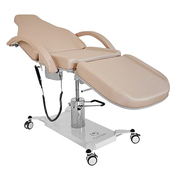 Maca Hidráulica para Estética com Encosto Elétrico e Giro de 360° - PEM 10 Electric