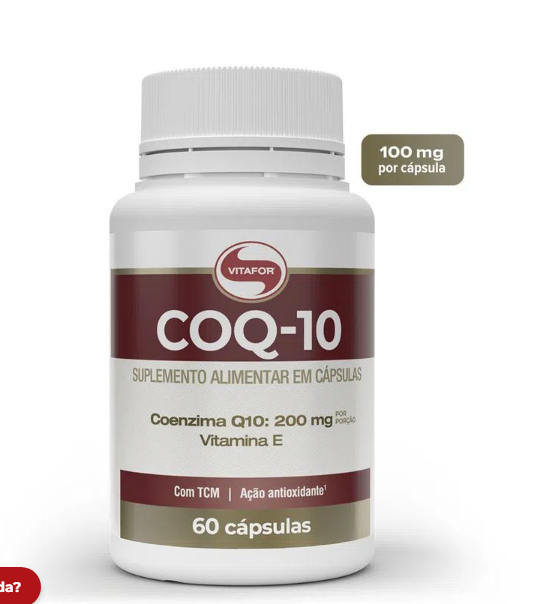 Coenzima Q10 60 Capsulas 500 mg - VITAFOR