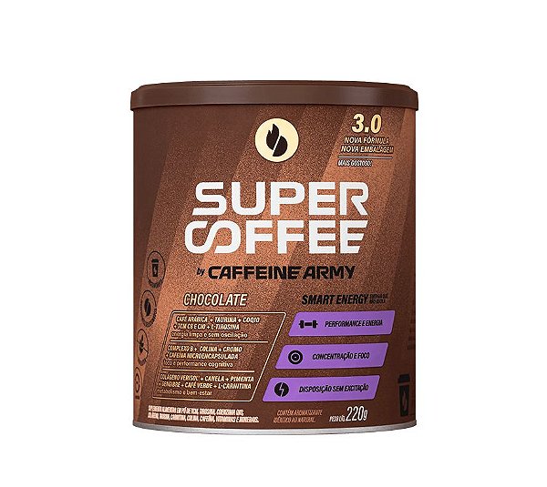 Supercoffe Chocolate 3.0 220G - Caffeine Army