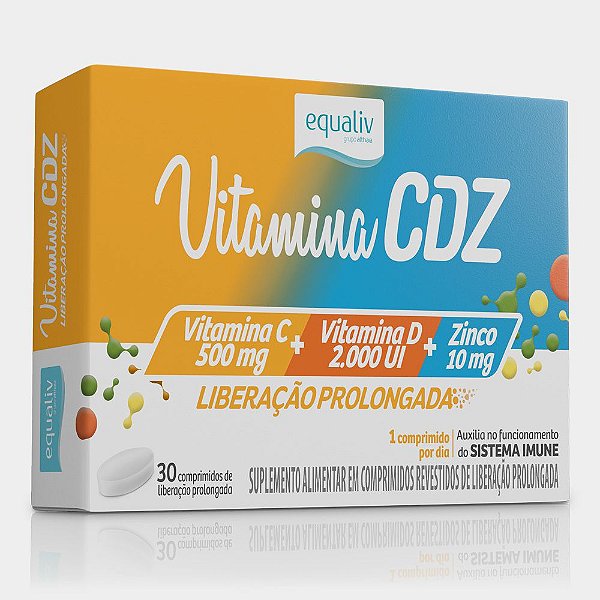 Vitamina CDZ 30 comprimidos - Equaliv
