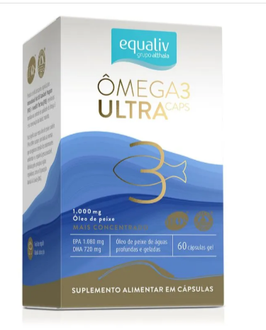 Ômega 3 Ultra 1G 60 caps - Equaliv