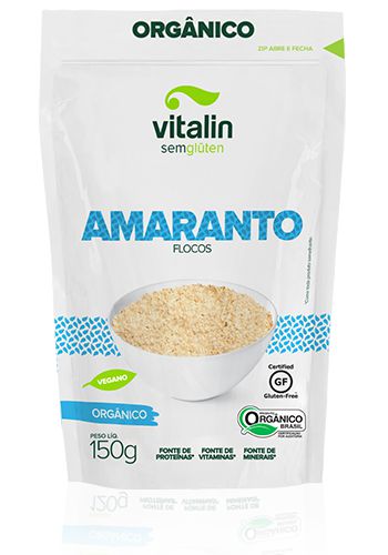 Amaranto Flocos Orgânico 150G - VITALIN