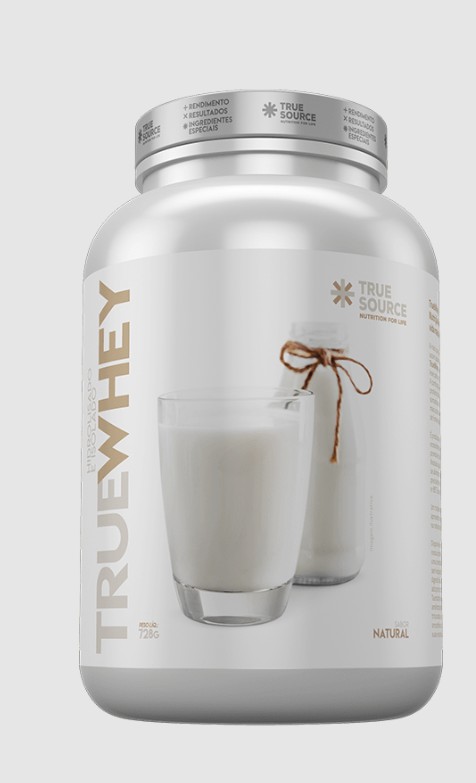WHEY PROTEIN ISOLADO NATURAL 728G - TRUE SOURCE