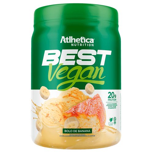Best Vegan Bolo de Banana 500G - Atlhetica Nutrition
