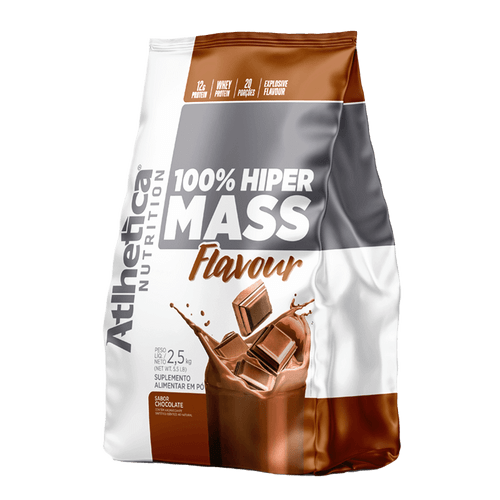 100% Hiper Mass Flavour Chocolate 2,5kg - ATLHETICA