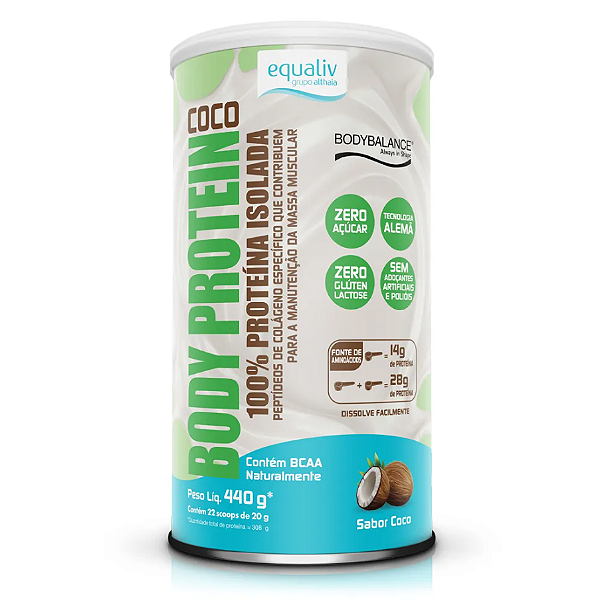 Body Protein Coco 440g - Equaliv