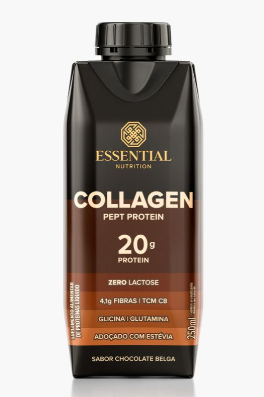 Collagen Pept Protein Choc Belga 250ML -Essential Nutrition