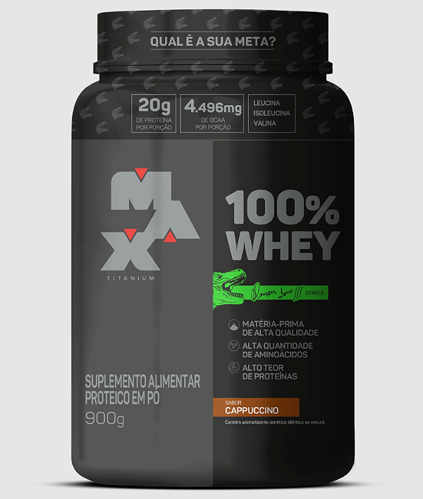 100% Whey Ramon Dino Cappuccino 900 g - MAX TITANIUM