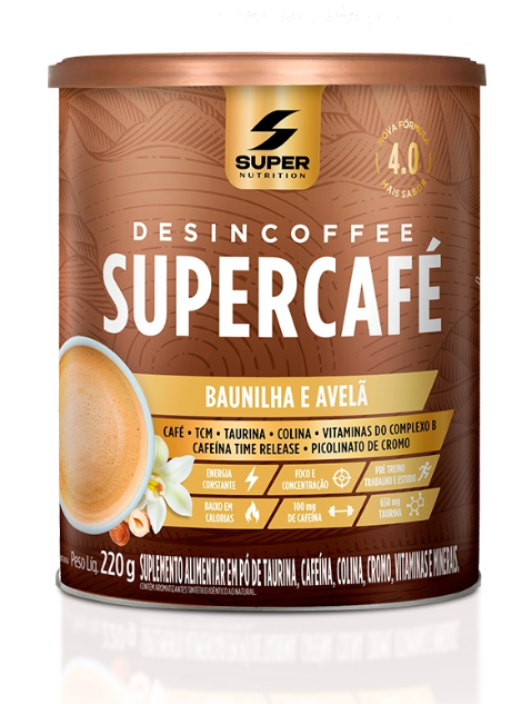 Desincoffee Supercafé Baunilha c/ Avelã 220g - Desinchá