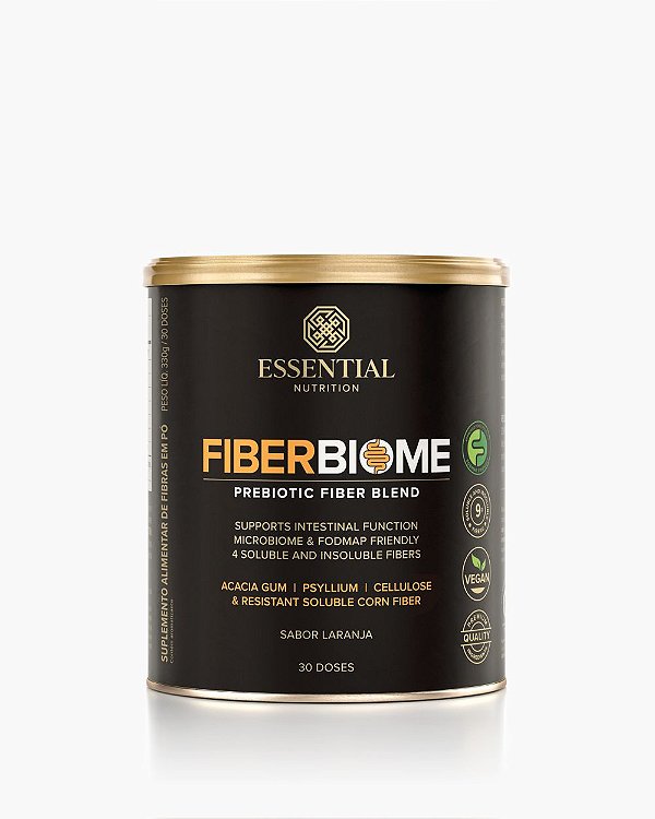 Fiber Biome Laranja 330g - Essential Nutrition