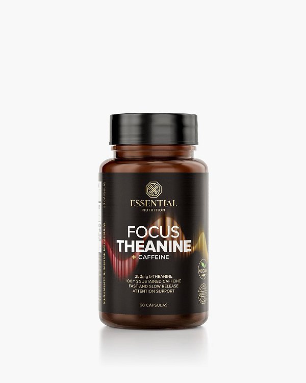 Focus Theanine + Caffeine 60caps - Essential Nutrition
