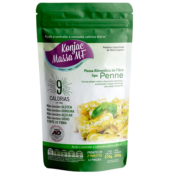 Massa Konjac Penne 270g - Konjac