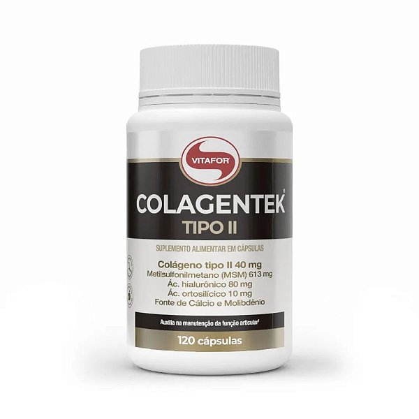 Colagentek Tipo Ii 120caps - Vitafor