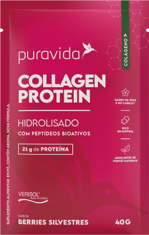 Collagen Protein Berries Silvestres Sache 40g - Puravida