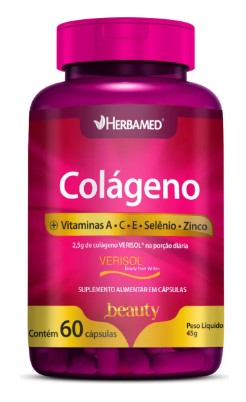 Colageno Verisol Vit E 60cps - Herbamed
