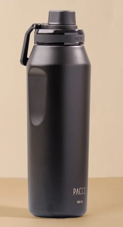 Garrafa Vyta 950ml Preto - Pacco
