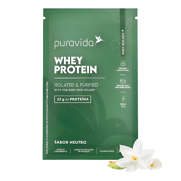 Whey Iso Neutro Sache 26g - Puravida