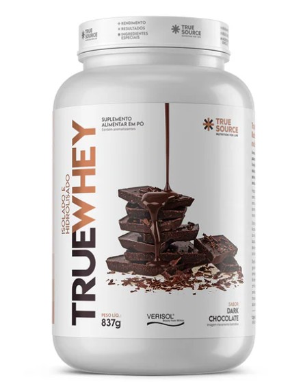 Whey Dark Chocolate 837g - True Source