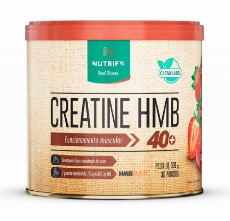 Creatine Hmb Morango 300g - Nutrify