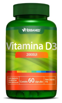 D-vita 2000ui D3 60caps - Herbamed