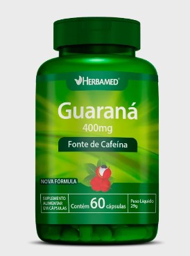 Guarana 400mg 60caps - Herbamed