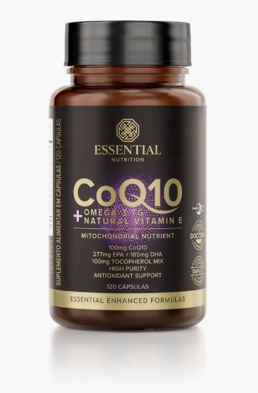 Coq10 + Omega 3 + Vit E 120caps - Essential